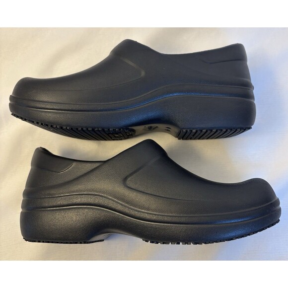 CROCS Neria Pro II Work Clogs Slip Resistant Nurse Shoes Women’s 9 Comfort Black - Picture 7 of 10